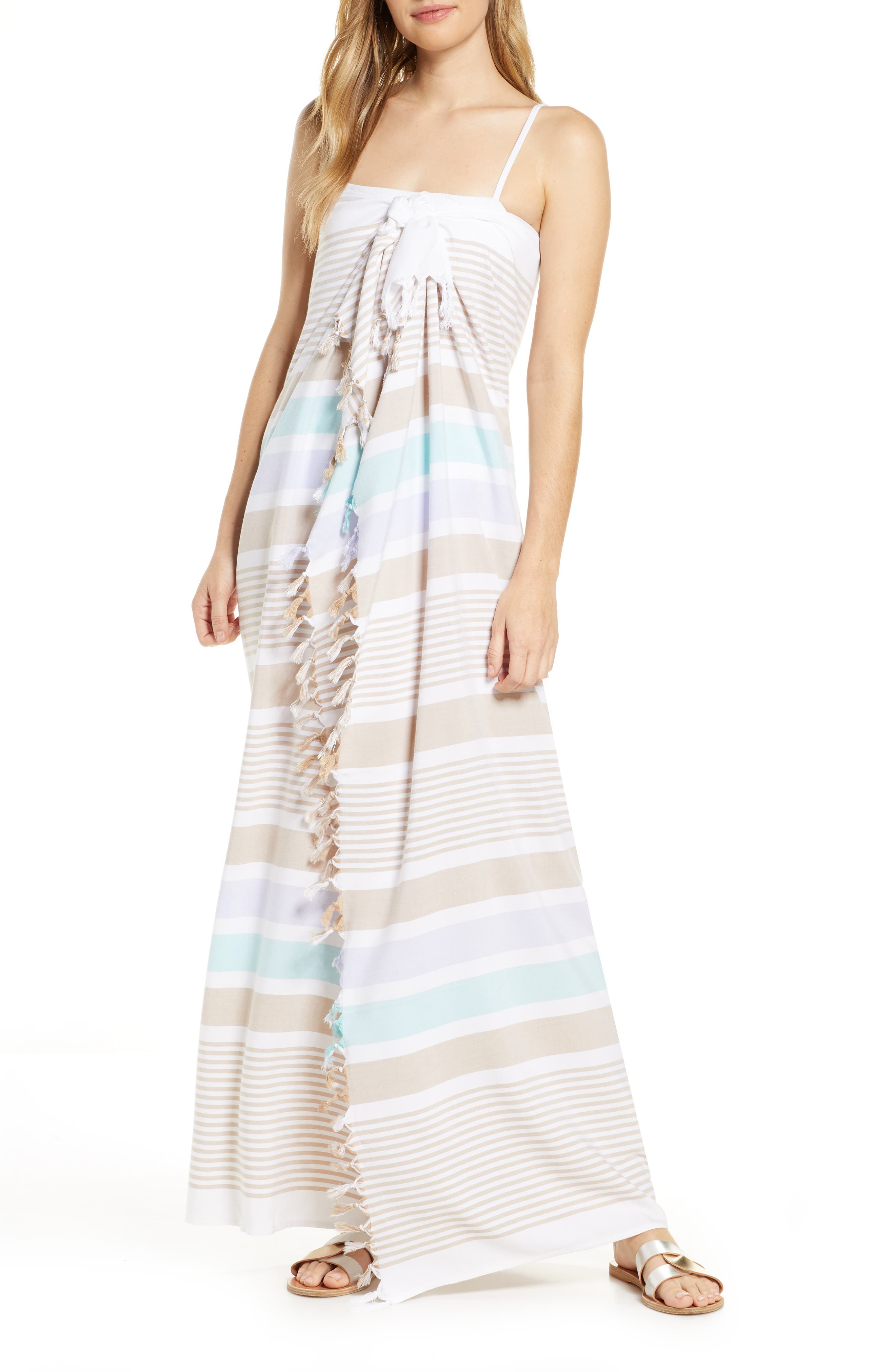 beach throw dress
