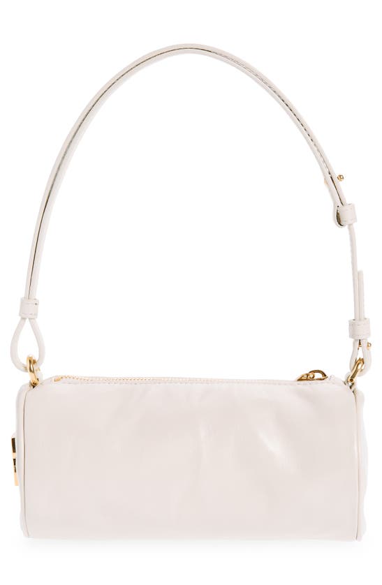 Shop Off-white Small Torpedo Leather Handbag In White