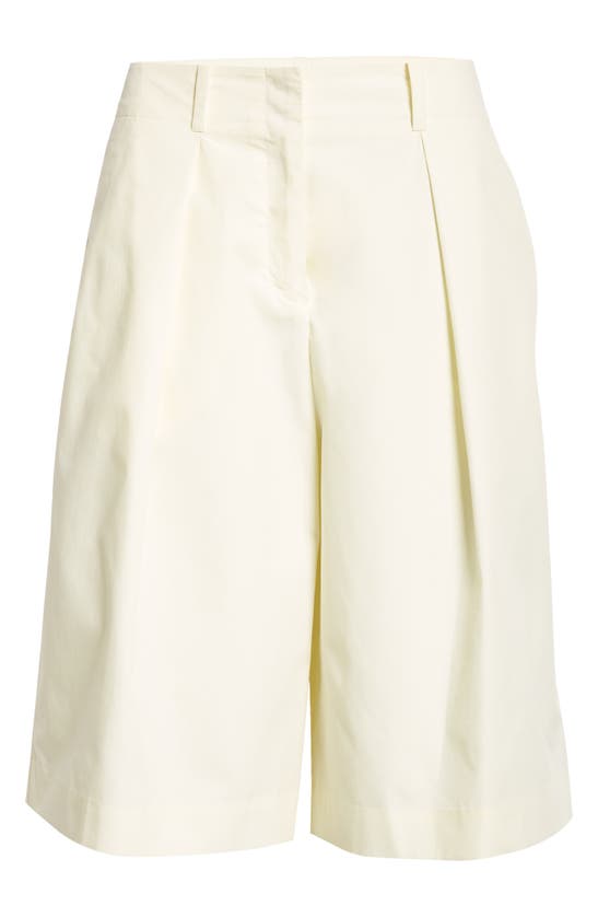 Shop Zimmermann Harmony Slouchy Cotton Shorts In Lemon