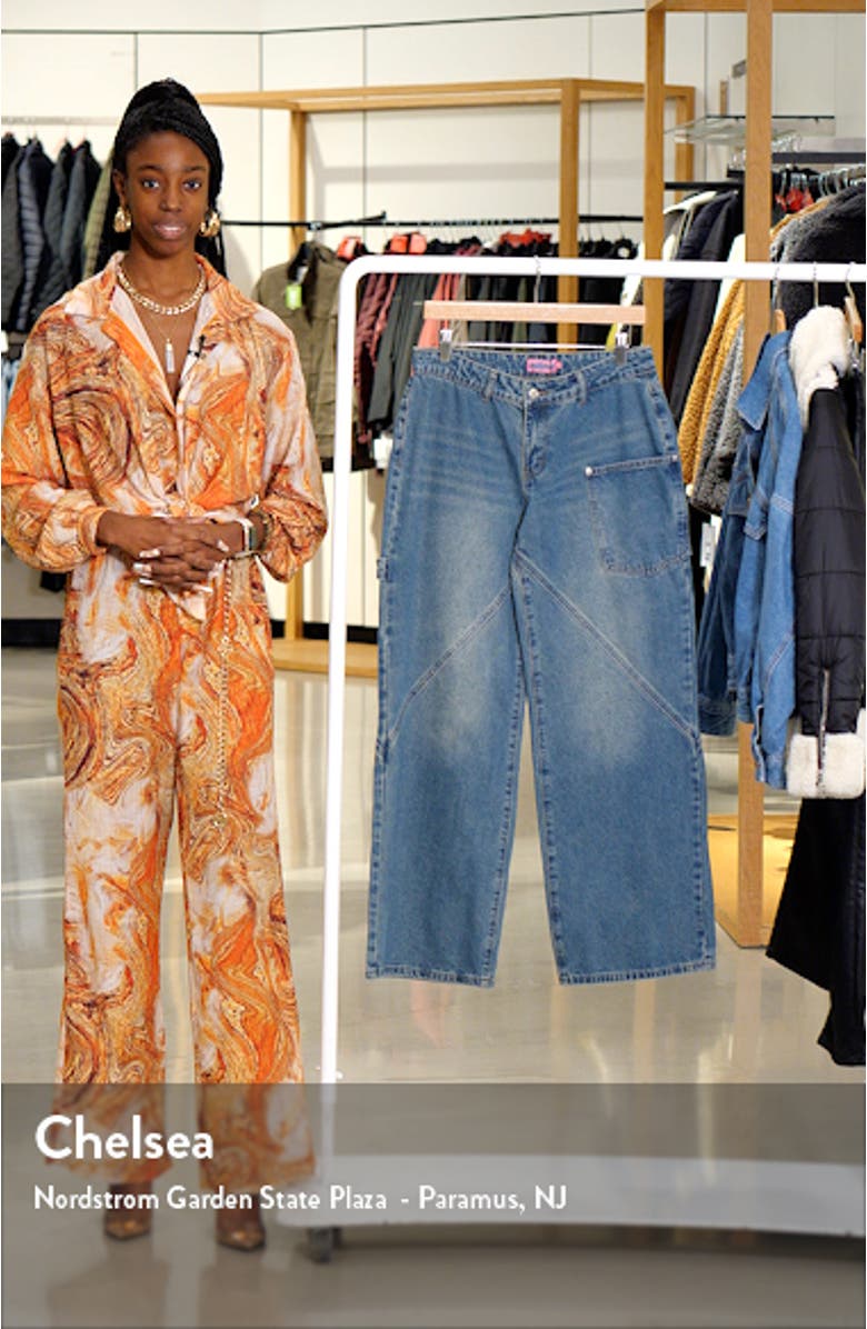 Serena Low Rise Wide Leg Carpenter Jeans, sales video thumbnail