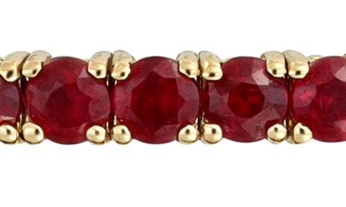 Shop Bony Levy El Mar Gemstone Bracelet In 18k Yellow Gold Ruby