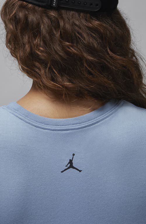 Shop Nike Jordan Slim Fit Graphic T-shirt In Blue Grey/off Noir