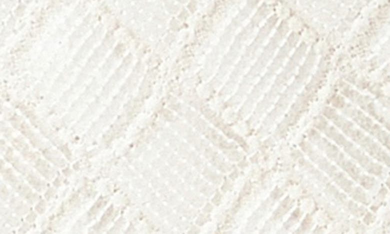 Shop Endless Rose Sequin Patchwork Knit Jacket In Ivory