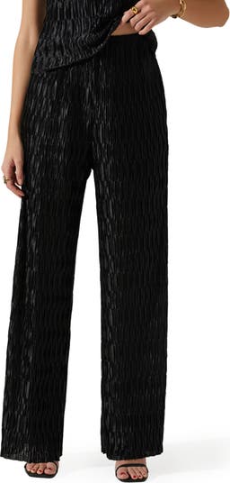 Pleated Wide Leg Cargo Pants – ASTR The Label