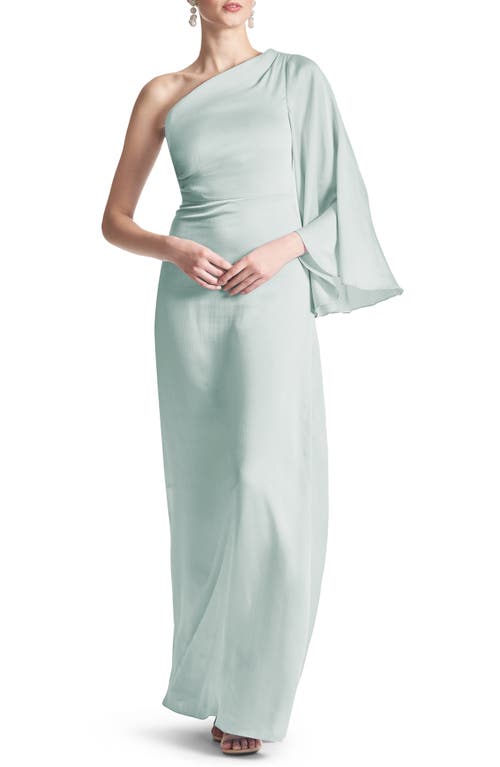 Sachin & Babi Keely One-Shoulder Gown Jade at Nordstrom,