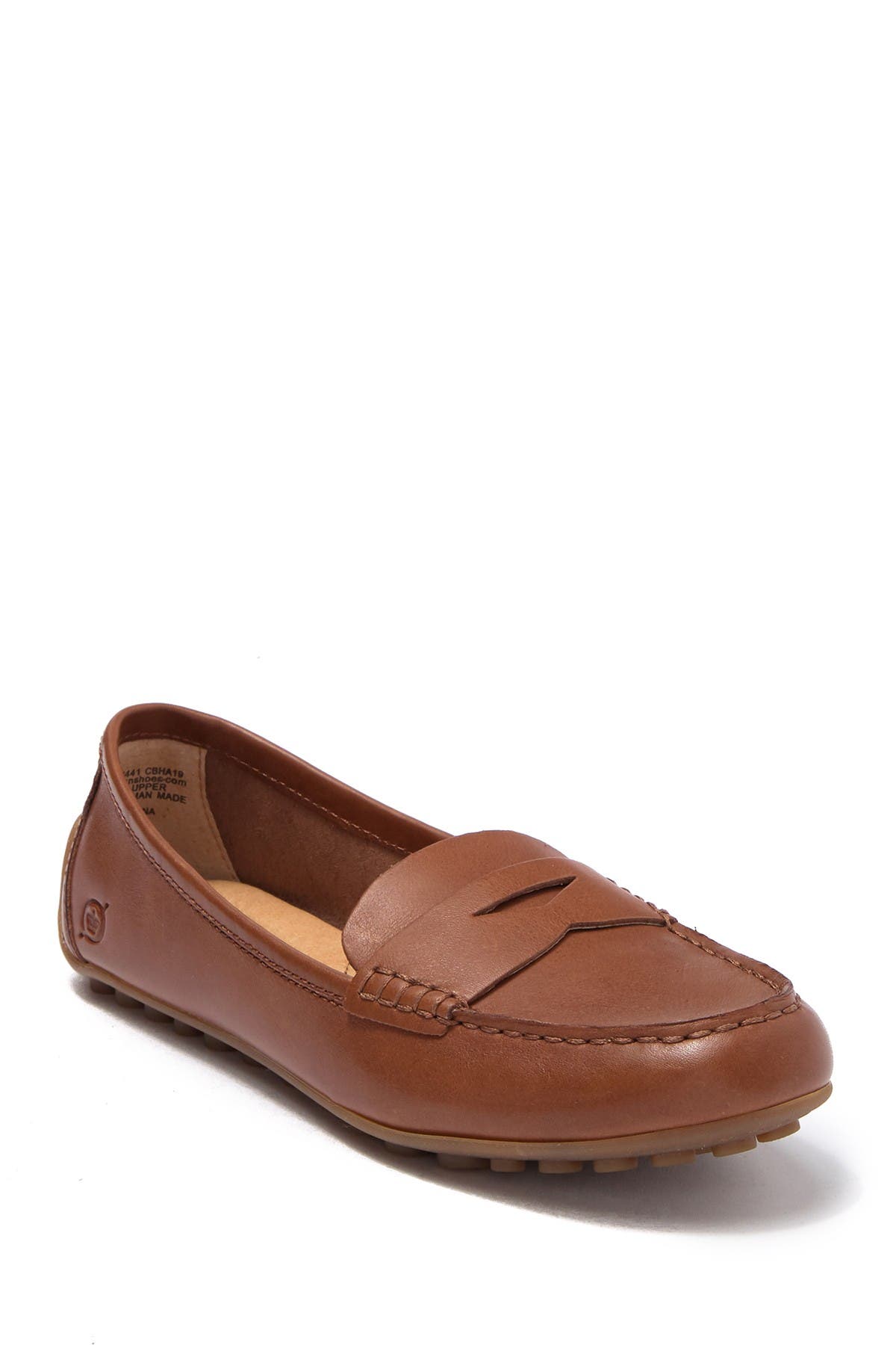 born stellar leather penny loafer