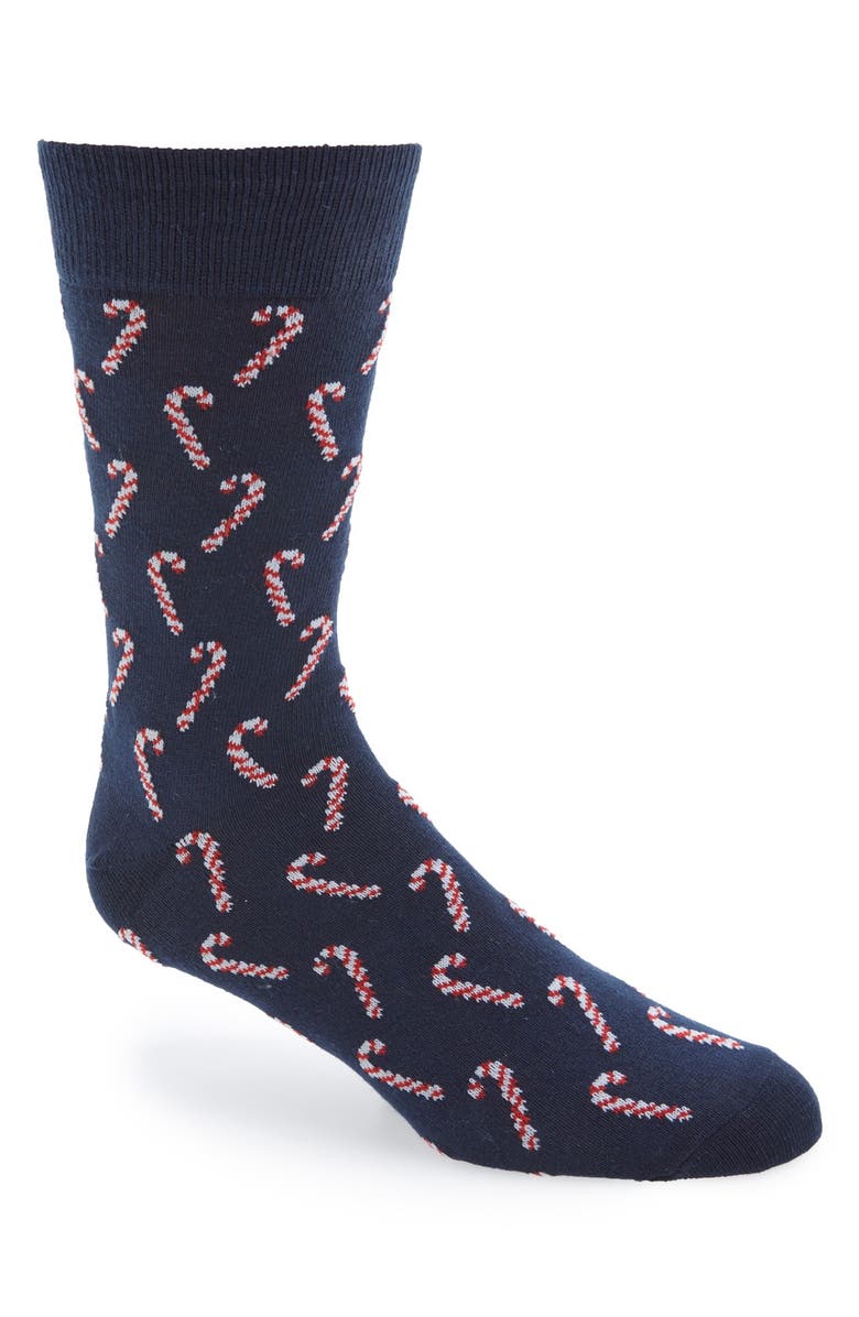 Topman Candy Cane Pattern Socks | Nordstrom