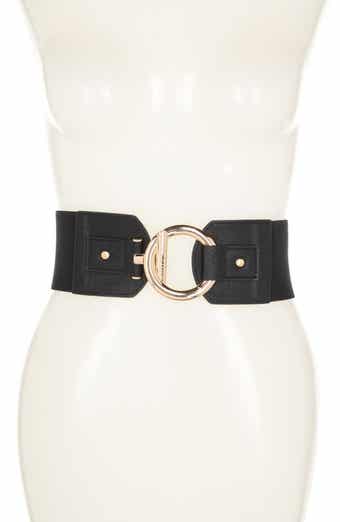 Vince Camuto Collection XIIX Circle & Bar Interlocking Belt