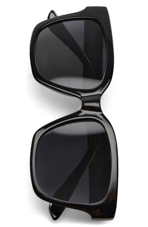 Shop Mango Marai Square Sunglasses In Black