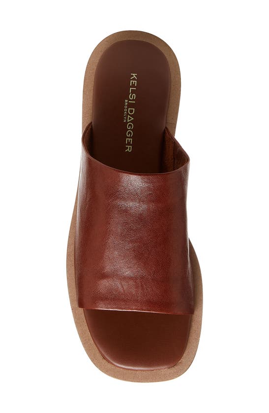 Shop Kelsi Dagger Brooklyn Benny Slide Sandal In Cider