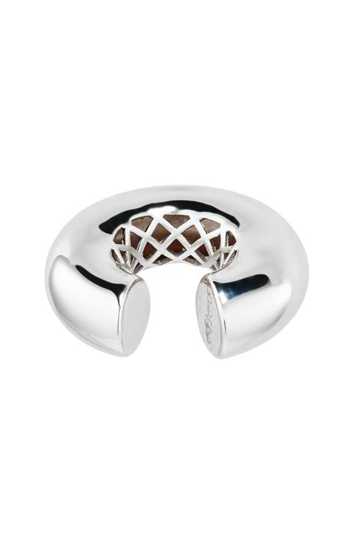 Eliou Éliou Varsity Ear Cuff In Silver Plated