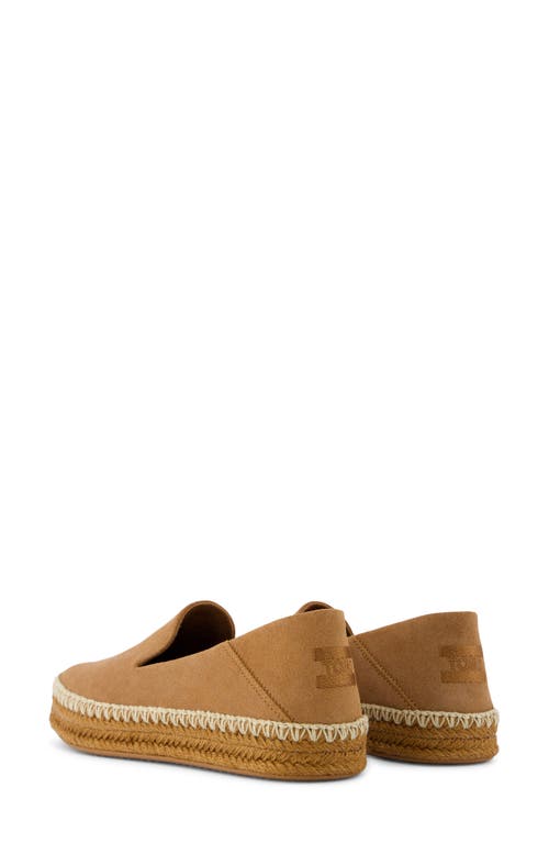 Shop Toms Carolina Platform Espadrille Sneaker In Brown