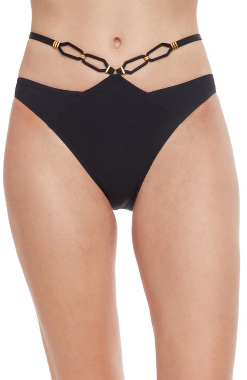 Shop Gottex Low Rise Bikini Bottoms In Black