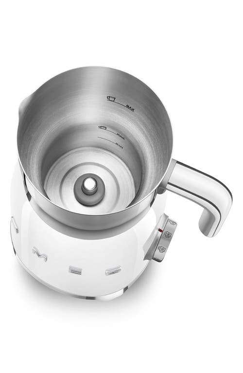 Smeg White Stainless-steel Milk Frother In White