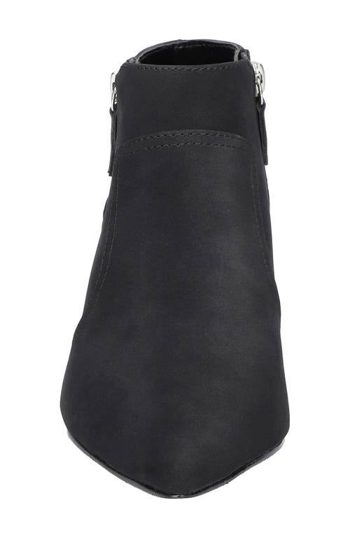 Shop Easy Street Annalee Kitten Heel Bootie In Black Lame