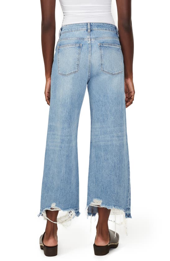 Shop Dl1961 Hepburn High Rise Wide Leg Jeans In Slate