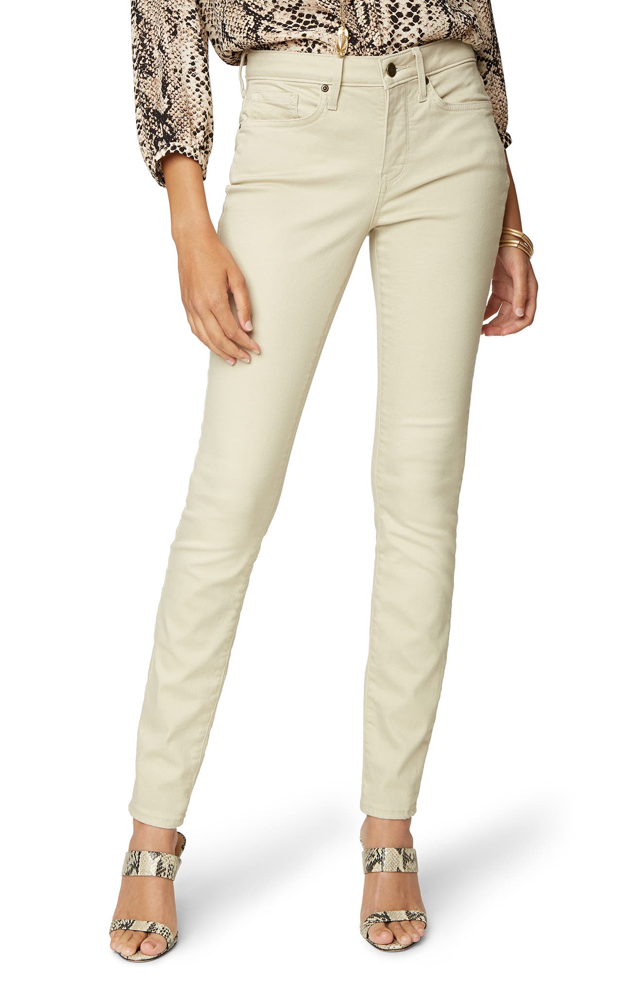 khaki color skinny jeans