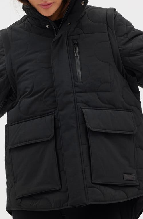 Halfdays Davis Convertible Jacket in Black 