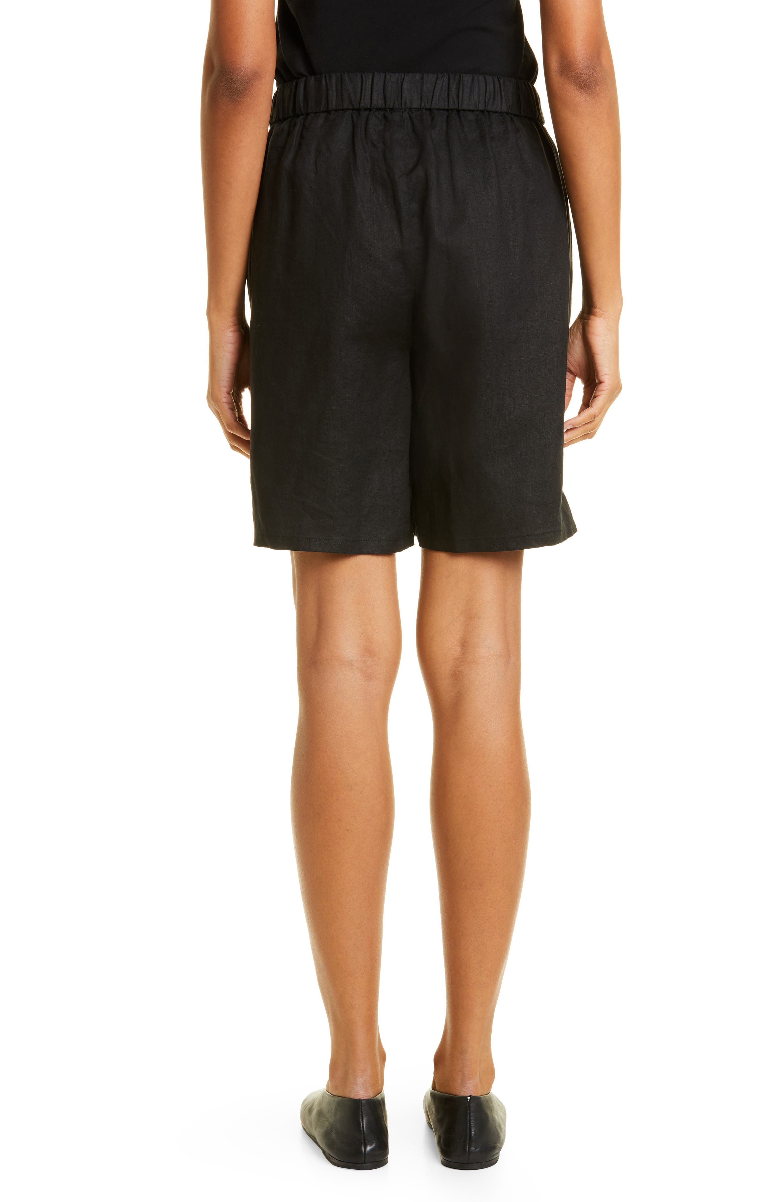 eileen fisher linen shorts