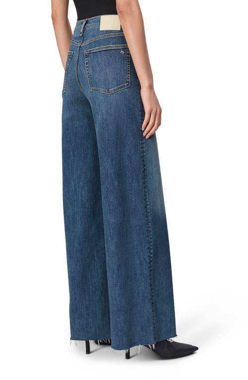 Rag & Bone Flexi Sofie High-rise Wide-leg Jeans In Willow