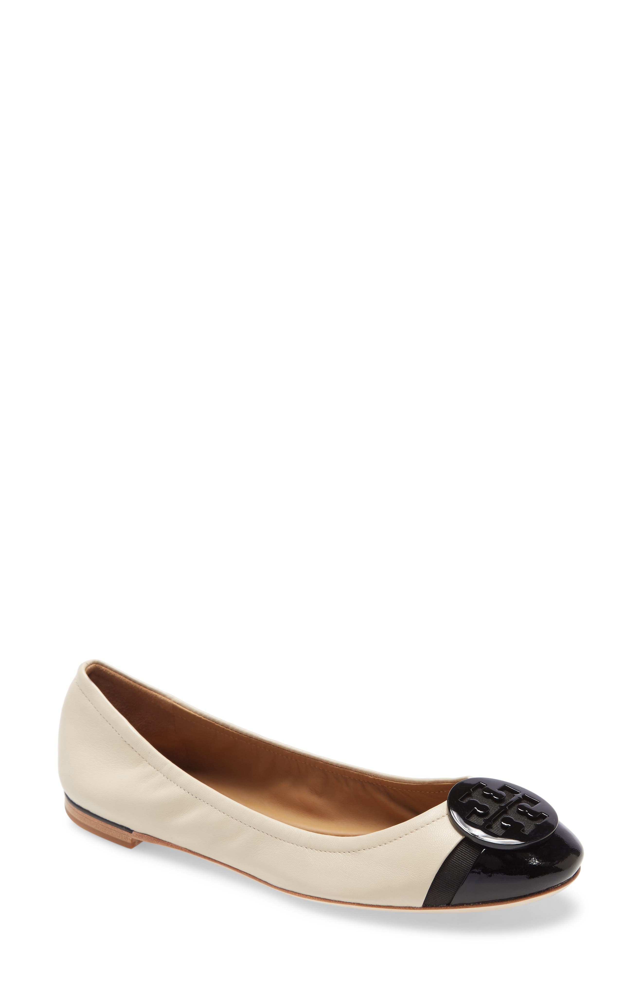 women's cap toe flats