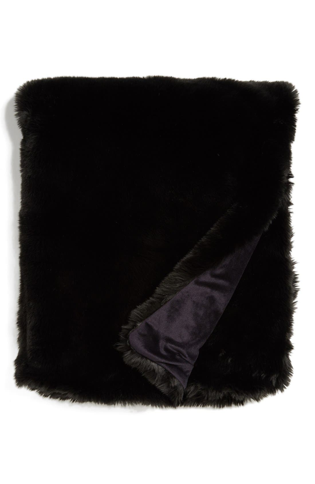 Nordstrom at Home Faux Fur Throw Nordstrom