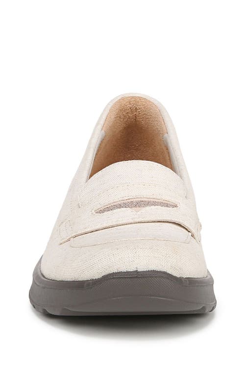 Bzees Gamma Washable Slip Ons In Natural Stretch Linen