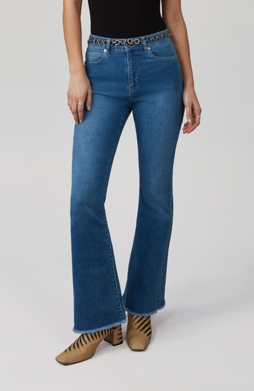 Lola Jeans Alice High Rise Flare Jeans In Morning Day Light