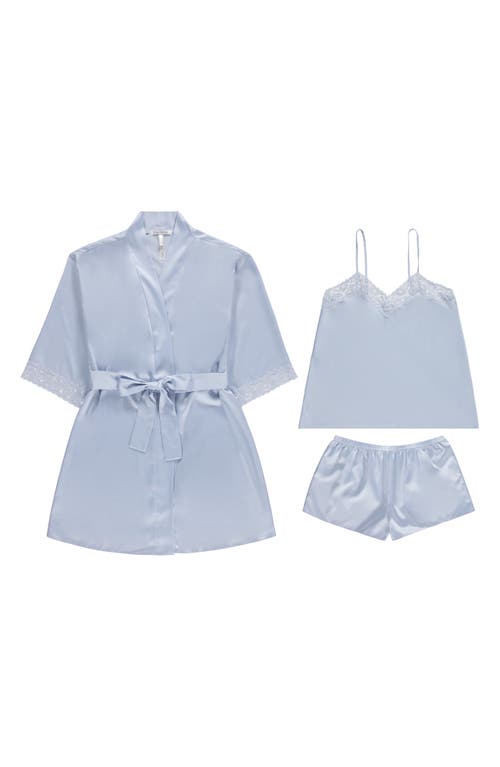 FLORA NIKROOZ FLORA NIKROOZ SABRINA TRAVEL PAJAMAS & ROBE SET