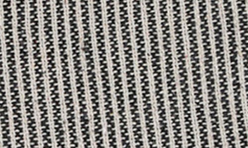 Pom Pom At Home James Oversize Cotton Blend Throw Blanket In Ivory/charcoal
