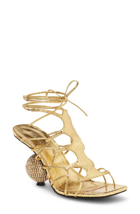 Jeffrey campbell best sale lace up sandals