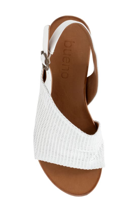Shop Bueno Tiffany Slingback Sandal In White