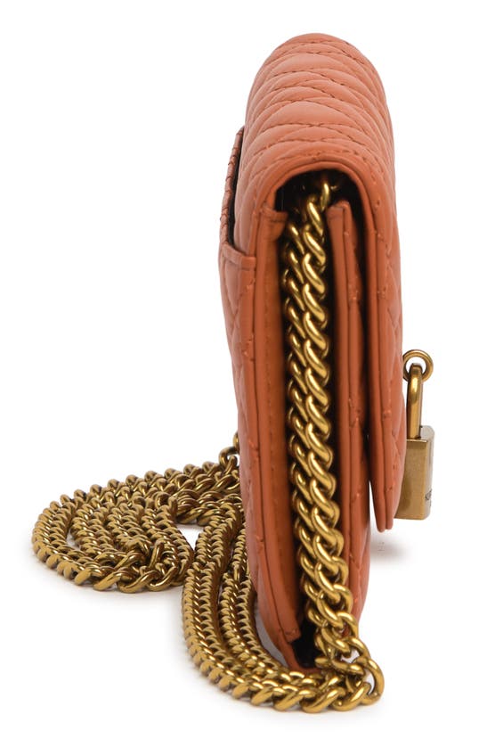 Kurt Geiger Brixton Leather Chain Wallet In Open Brown | ModeSens