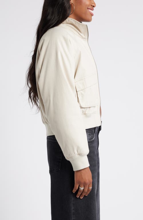 Shop Bp. Quilted Cotton Utility Jacket In Beige Pumice