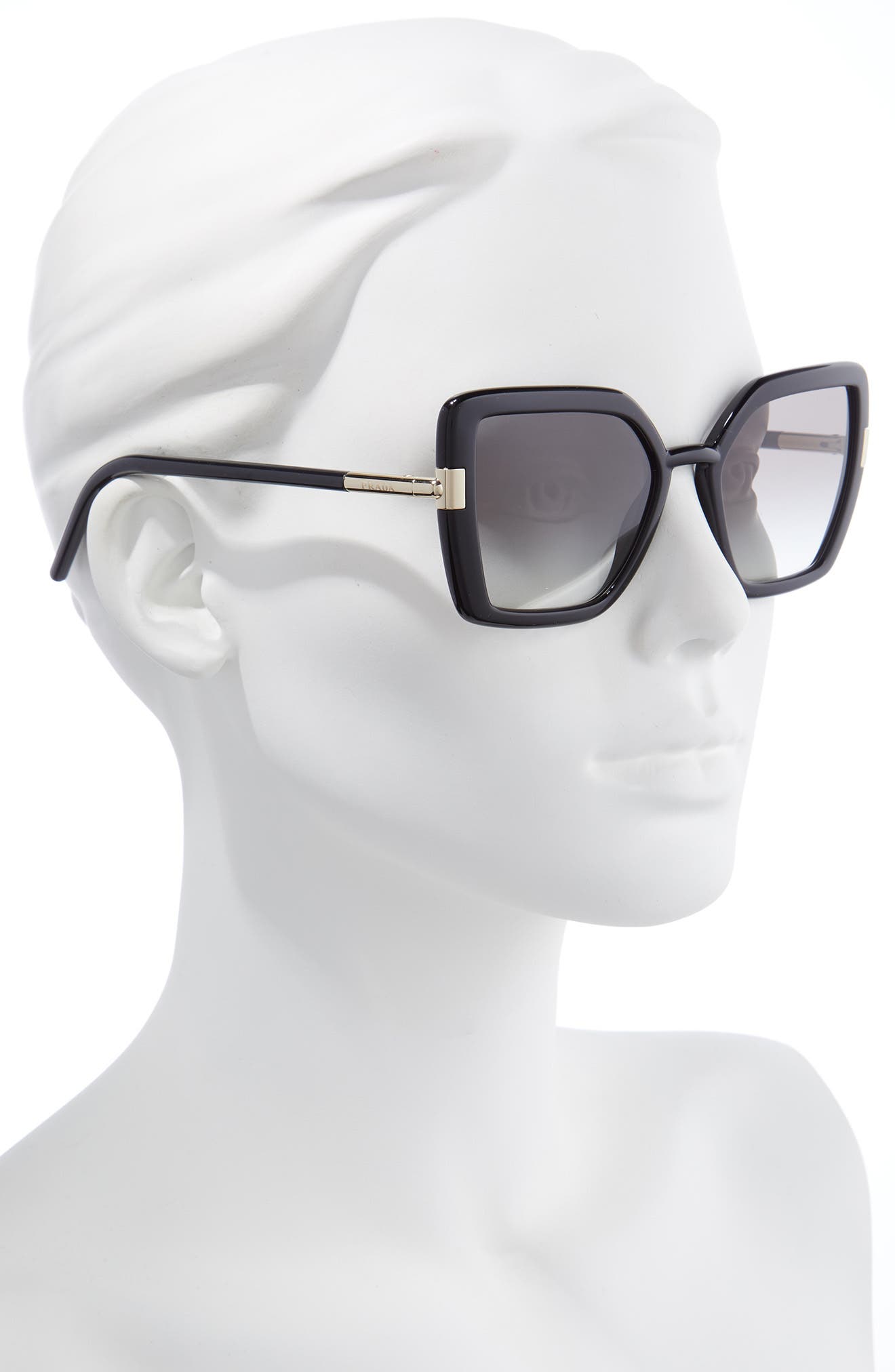 prada 54mm butterfly sunglasses