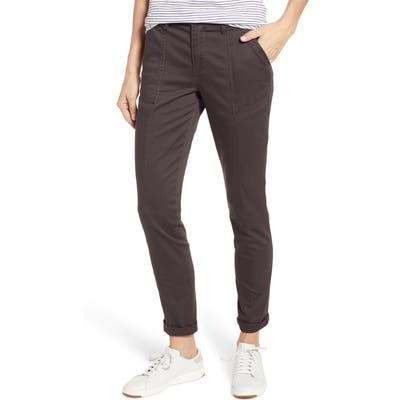 Wit & Wisdom Flex-Ellent High Waist Cargo Pants, Brown (Nordstrom Exclusive)