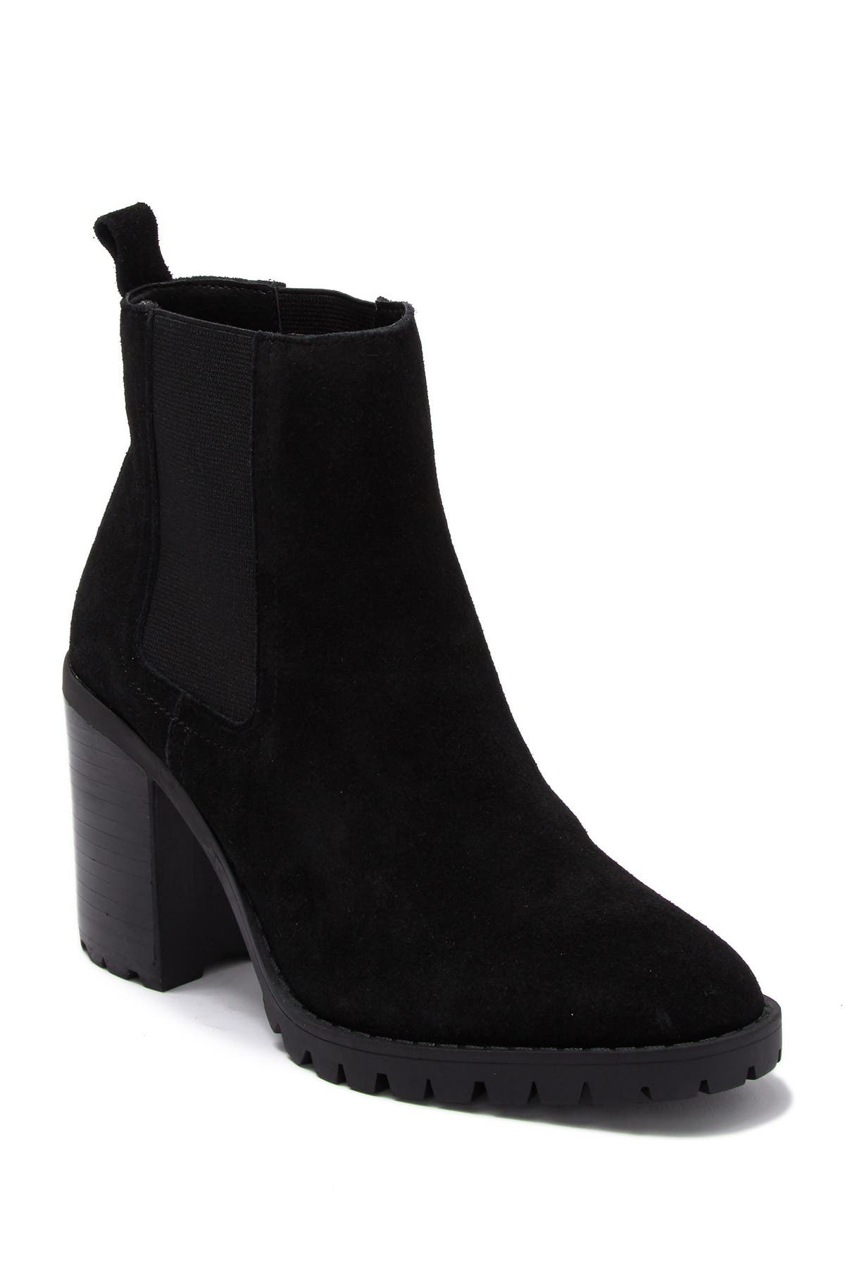 steve madden bound block heel chelsea boot