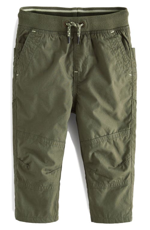 Next Kids' Drawstring Cotton Pants In Green