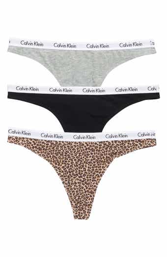 Calvin Klein Underwear THONG LOW RISE 5 PACK - Thong - black