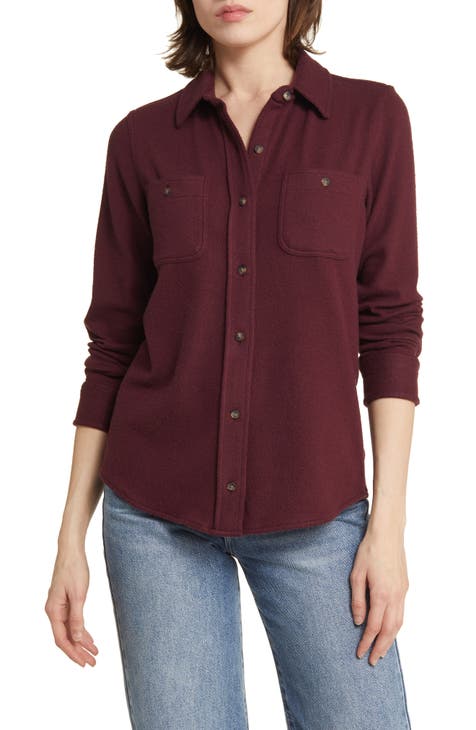 Knox Rose Color Block Stripes Multi Color Burgundy Pullover Sweater Size L  - 40% off