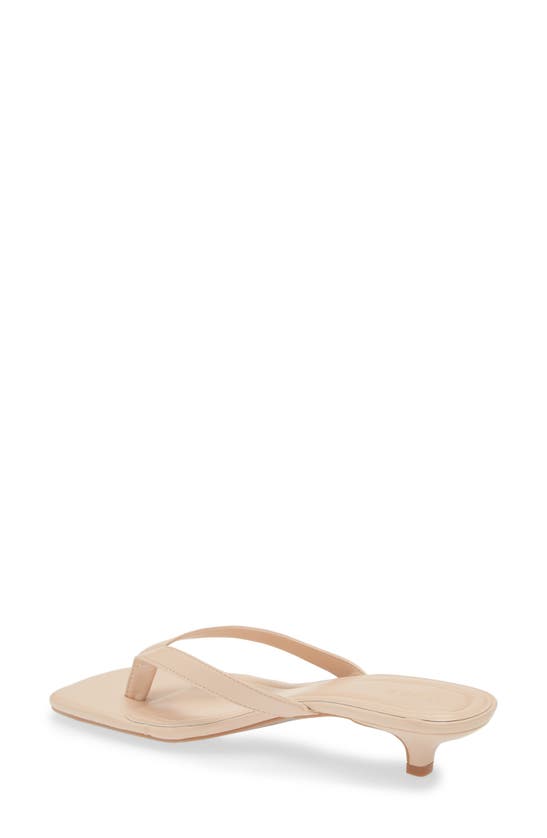 Open Edit Tori Kitten Heel Sandal In Tan Cream