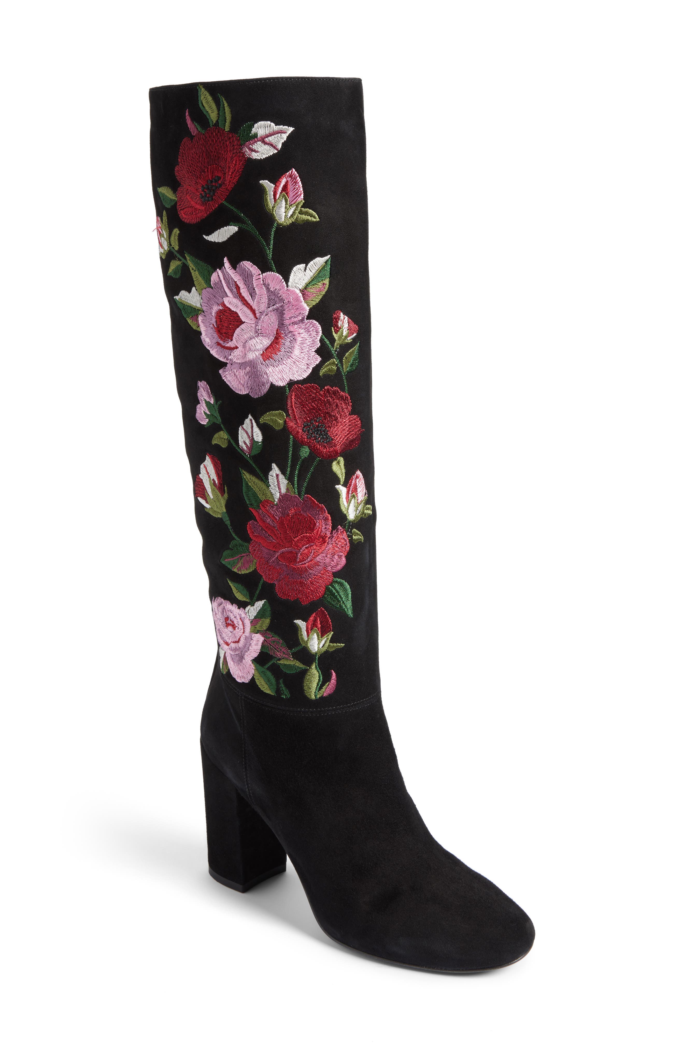 kate spade embroidered boots