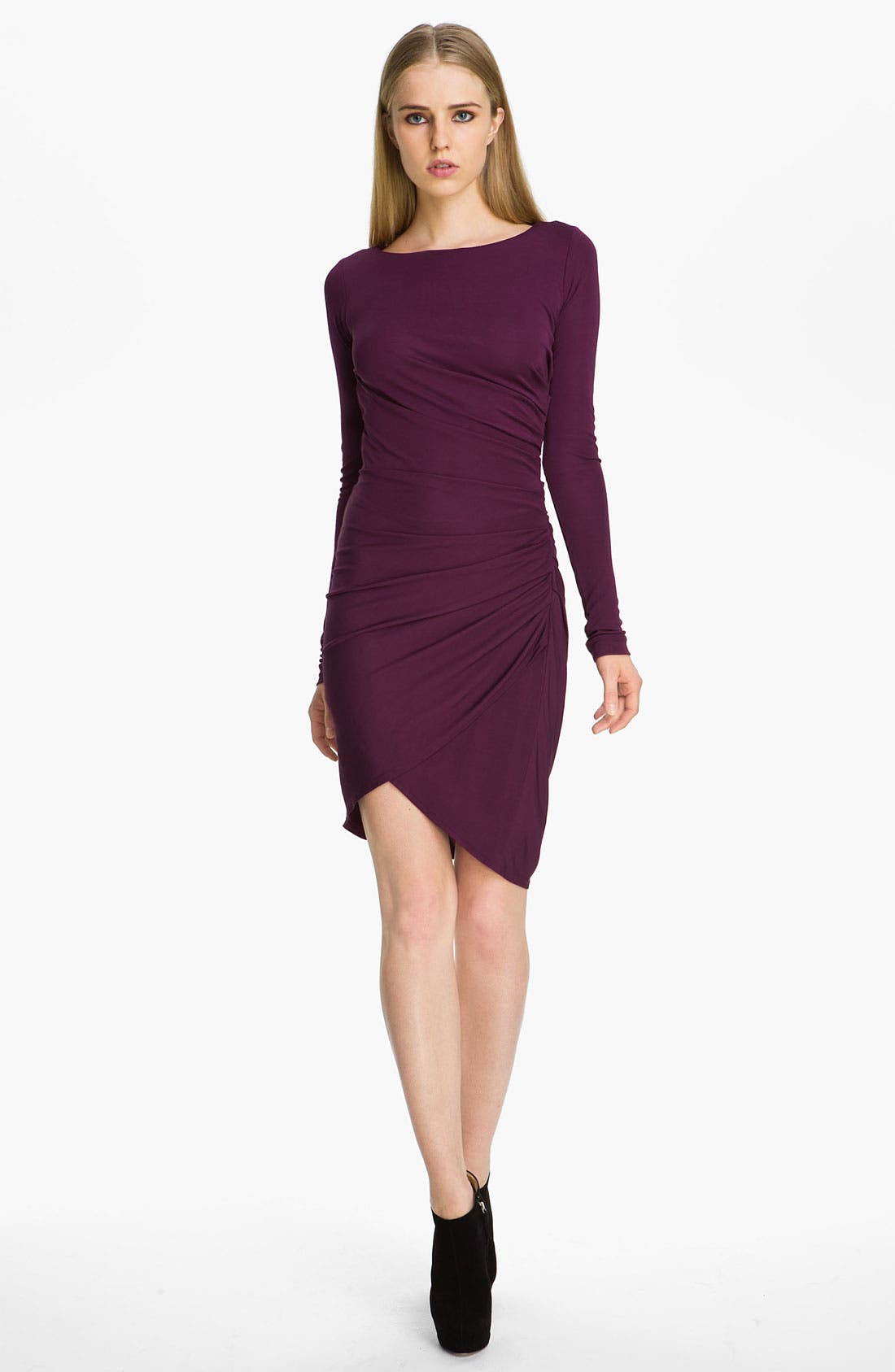 Cut25 Ruched Matte Jersey Dress Nordstrom