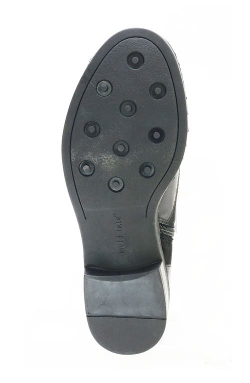 David Tate Club Water Resistant Bootie In Black/black Combo