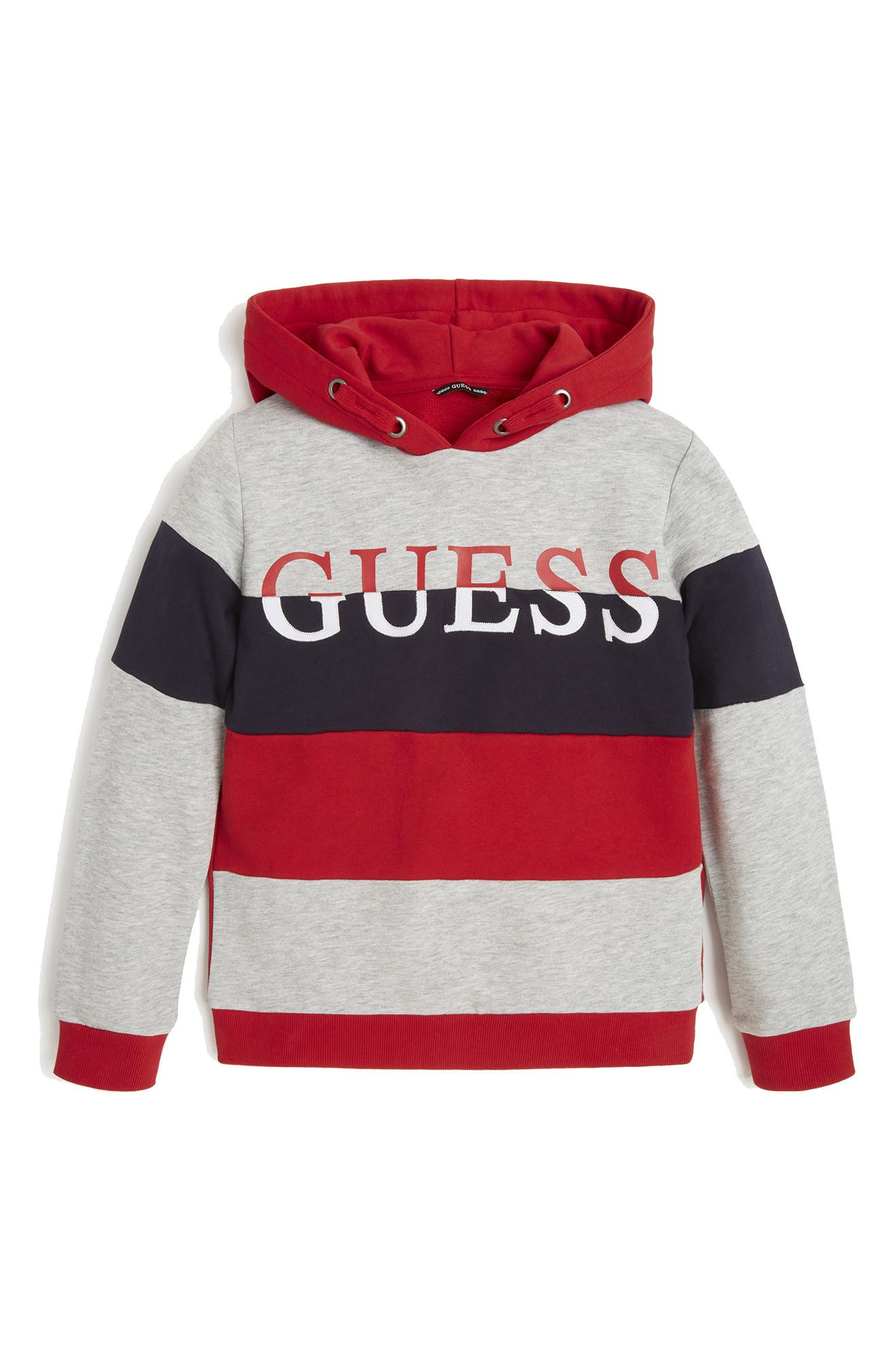 GUESS Kids' Striped Logo Organic Cotton 