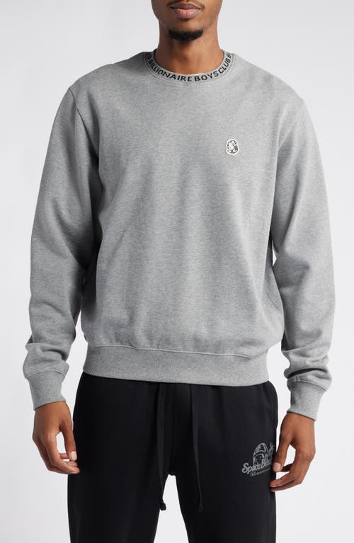 Shop Billionaire Boys Club Cosmo Graphic Sweatshirt In Dark Heather Grey