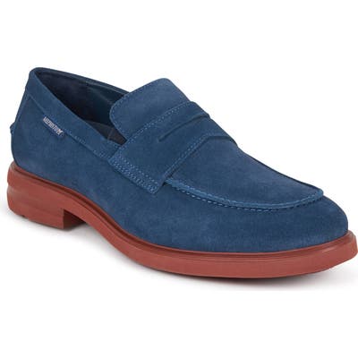 Mephisto Orelien Penny Loafer- Blue