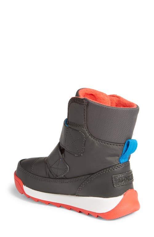 Shop Sorel Whitney™ Ii Short Waterproof Insulated Boot In Jet/poppy Red