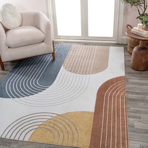 Jonathan Y Arches Contemporary Minimalist Machine-washable Area Rug In Multi