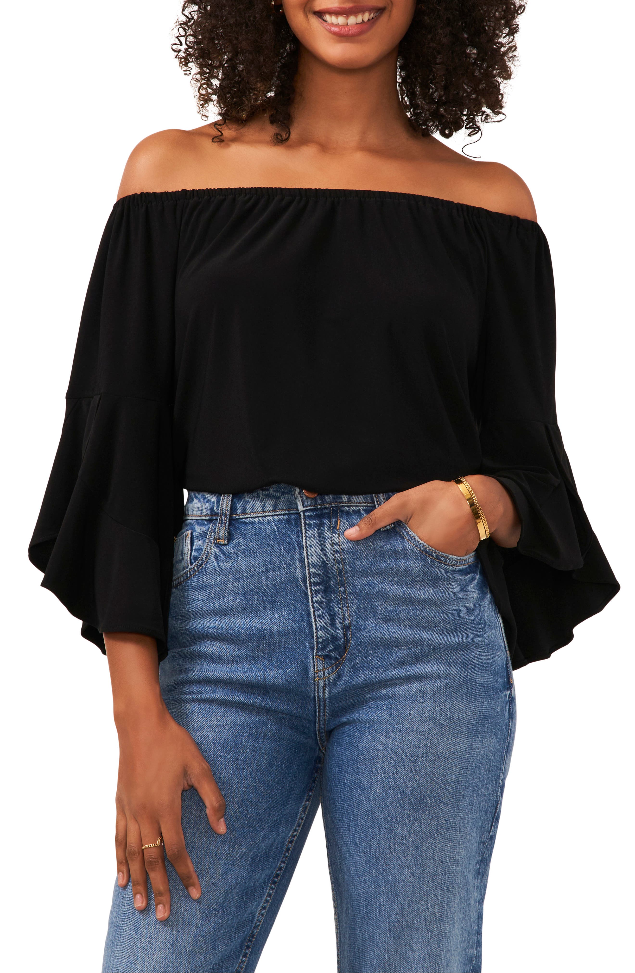 Womens Flutter Sleeve Top | Nordstrom